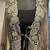 Black embroidered cape tissue pickup skirt set