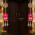 Shubh Labh Radha Krishna Hangings for Home Decoration 1 Pair, (Small20)