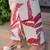 White floral printed cotton stitched co-ord set for women