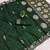 Green satin with zari embrodery work saree with unstitched blouse piece