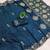 Blue silk with zari weave work saree with unstitched blouse piece