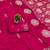 Rani pink satin with zari embrodery work saree with unstitched blouse piece
