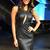 Women’s genuine lambskin black dressmini sleeveless dress