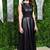 Genuine black leather maxi dress waist belted flaire dress