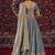 Women's Greyish Blue Fandy Silk Zari Sequence Embroidery Work Lehenga Choli