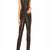 Women’s black soft lambskin leather utility belt waist jumpsuit sleeveless