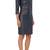 Women’s genuine lambskin navy blue dressparty dress