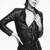 Women’s black soft lambskin leather utility long sleeve stylish jumpsuit