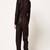 Women’s black soft lambskin leather utility long sleeve stylish jumpsuit