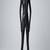 Women’s black soft genuine lambskin leather utility biker zipperjumpsuit