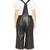 Women’s black soft genuine lambskin leather utility stylish leather dangri