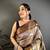 Purple soft silk ikkat leheriya weaving saree