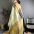 Sea green soft silk ikkat leheriya weaving saree