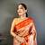 Pink soft silk ikkat leheriya weaving saree