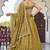 olive silk blend embroidered lehenga choli