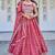 pink silk blend embroidered lehenga choli