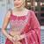pink silk blend embroidered lehenga choli