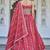 pink silk blend embroidered lehenga choli