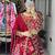 maroon rayon printed lehenga choli