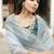 teal blue silk blend plain lehenga choli