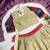 light mustard silk printed lehenga choli