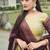 light mustard silk printed lehenga choli
