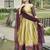 light mustard silk printed lehenga choli