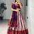 light onion pink silk plain lehenga choli