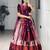 light onion pink silk plain lehenga choli