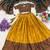 dark mustard silk plain lehenga choli