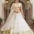 white net embroidered lehenga choli