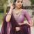light purple silk blend plain lehenga choli