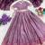 light purple silk blend plain lehenga choli