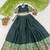 dark olive silk blend plain lehenga choli
