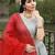 grey silk hand woven lehenga choli
