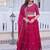 rani pink georgette embroidered lehenga choli