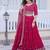 rani pink georgette embroidered lehenga choli