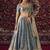 Women's Greyish Blue Fandy Silk Zari Sequence Embroidery Work Lehenga Choli