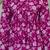 Purple floral printed cotton tunic short kurti top for women