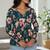 Green floral printed cotton tunic short kurti top for women