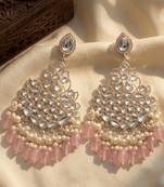   Beautiful Gold Plated Pearl Earrings for Wo  and Girls