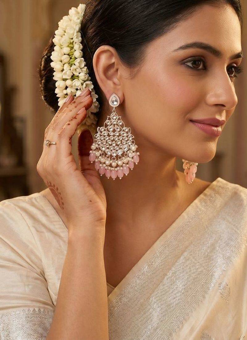  Beautiful Gold Plated Pearl Earrings for Wo  and Girls