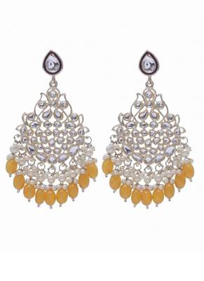   Beautiful Gold Plated Pearl Earrings for Wo  and Girls 1
