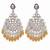   Beautiful Gold Plated Pearl Earrings for Wo  and Girls