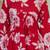 Red floral printed cotton tunic short kurti top for women