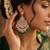   Beautiful Green Color Gold Plated Pearl Earrings for Wo  and Girls