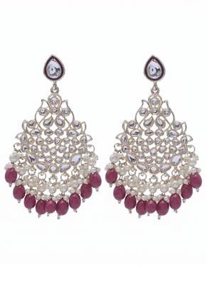   Beautiful Gold Plated Pearl Earrings for Wo  and Girls 4