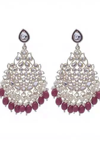   Beautiful Gold Plated Pearl Earrings for Wo  and Girls