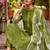 Olive Green Leheriya Print Kurta Set