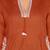 Brown floral printed cotton tunic short kurti top for women